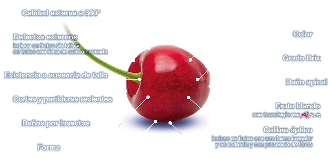 Parámetros de las cerezas Unitec en español