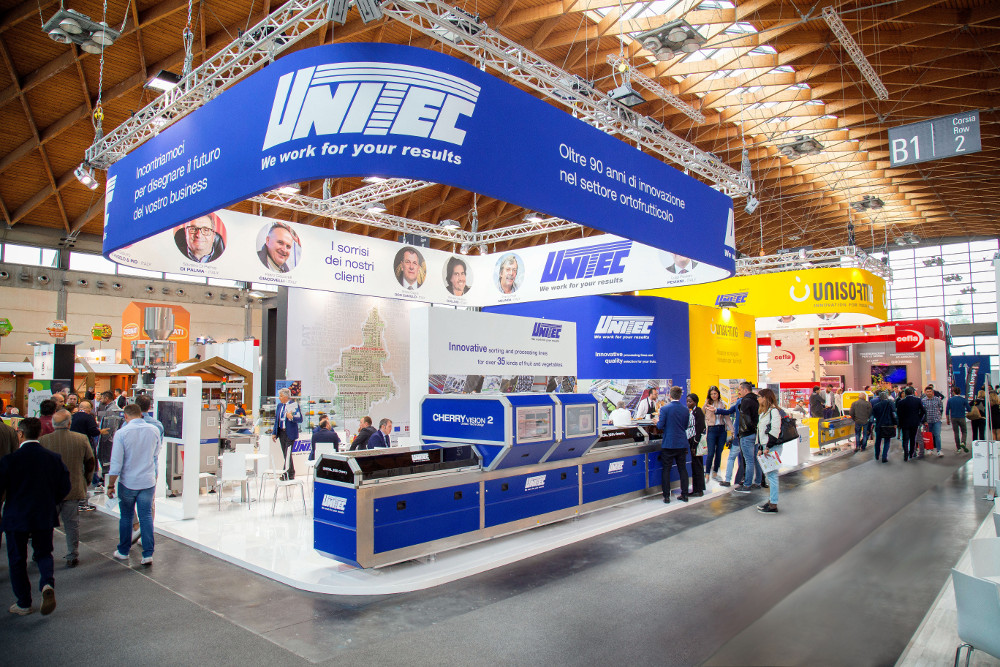 Unitec - tecnologías para productos frescos en Macfrut 2017, Rimini (Italia)